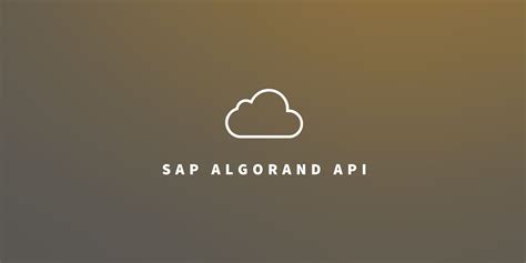 Image result for Algorand API