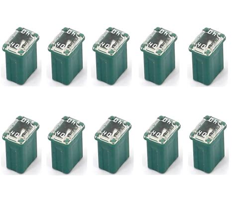 10 Pack Micro Cartridge Fuses 40 amp micro fuse FMM Mcase Micro Female ...