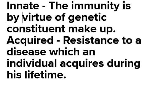 English what time you knowing your self acquired immunity - Brainly.in