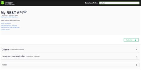Image result for Swagger UI Spring Sample Authentation