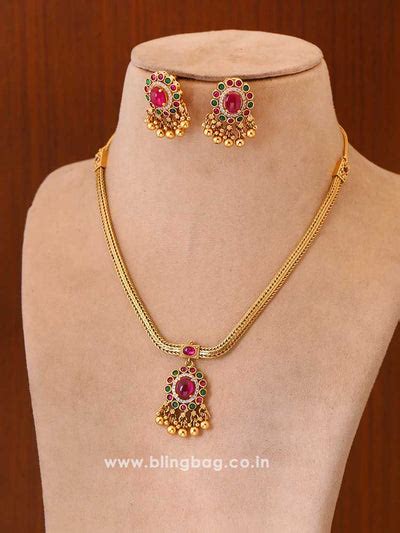 Temple Necklace Set – Bling Bag