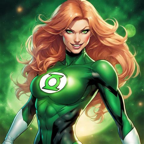 A gorgeous female Green Lantern by jeffrey1968 on DeviantArt