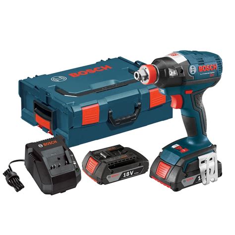 Bosch Brushless 18-volt Brushless Cordless Impact Driver (2-Batteries ...