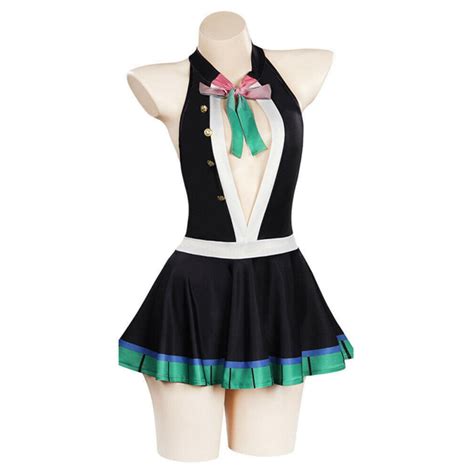 Buy PUYYDS Anime Demon Slayer Agatsuma Zenitsu Cosplay Costume Kamado ...