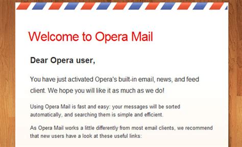Image result for Opera Mail Client