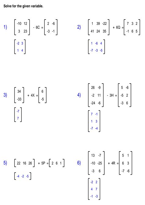Image result for Algebra 2 Matrices