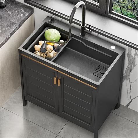 Amazon.com: Indoor Utility Kitchen Sink With Cabinet,Commercial Garage ...