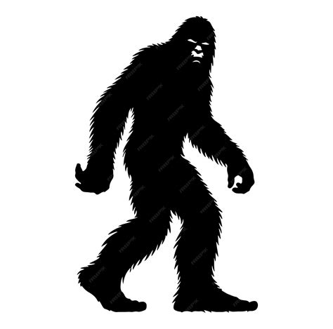 Premium Vector | Bigfoot silhouettes vector and bigfoot concept illustration