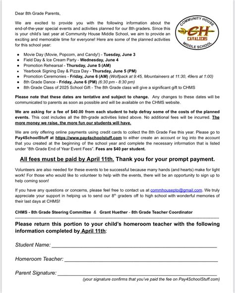 Community House Middle School PTO (@commhousepto) • Instagram photos ...