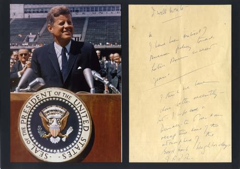 John F. Kennedy Autograph | signed quotations / manuscripts von John F. Kennedy Autograph ...