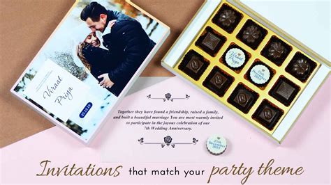Anniversary Invitations New – CHOCOCRAFT