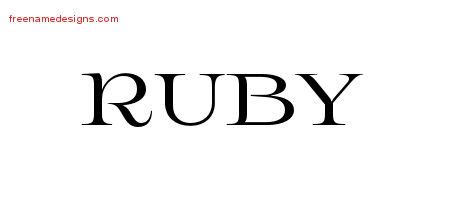 Image result for Ruby Name Design