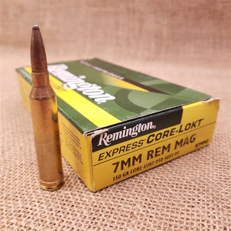 Remington 7mm Rem Mag | 150Gr Core-Lokt SP | 20-Rounds | Old Arms of ...