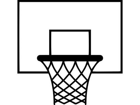 Download High Quality basketball clipart black and white backboard ...