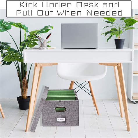 PremiumOfficeGoods New and Improved Collapsible Hanging File Storage ...