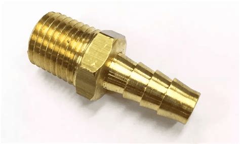 Espigão Adaptador Fixo para Mangueira Rosca BSP Macho 1/4" x 1/4" KCE2P ...