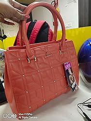 Buy Lavie Nango Women's Satchel Bag (Coral) at Amazon.in