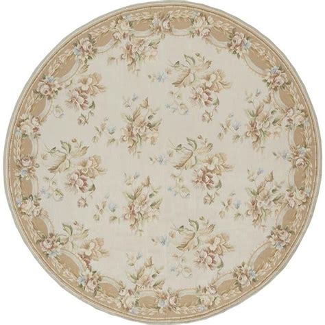 Aubusson Weave 982512 14 x 14 ft. Belfort Flat Woven Round Area Rug ...