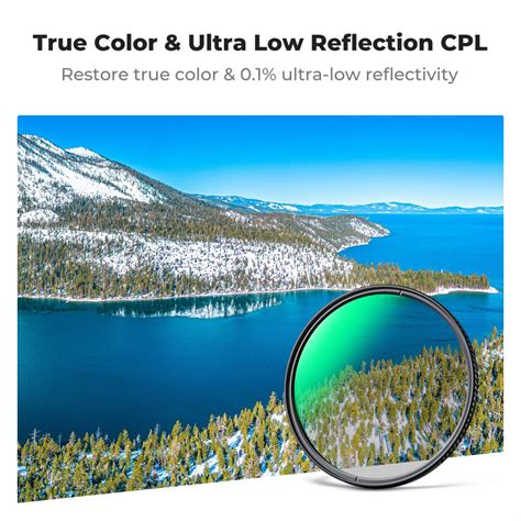 67mm True Color Ultra-Low Reflectivity CPL Filter Polarizer Lens Filter ...