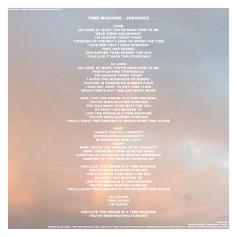 Image result for Time Machine Song