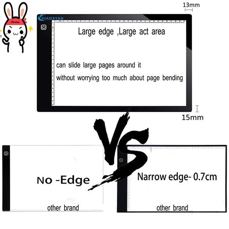 XIAOSTAR Light Box Drawing A4,Tracing Board with Brightness Adjustable ...