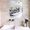Buy WallWear Self Adhesive Plastic Oval Mirror for Wall Stickers (30x20 ...
