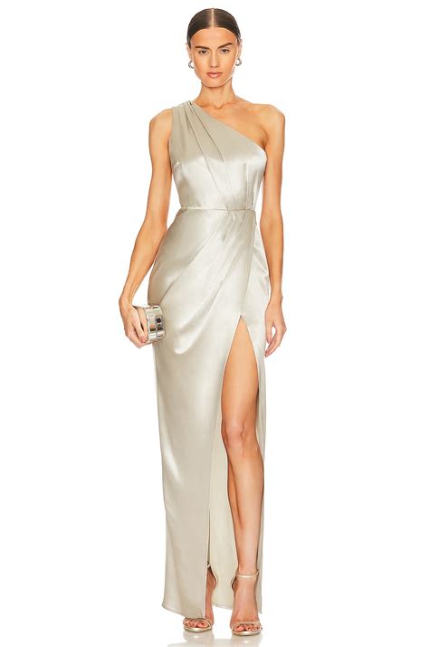 SAU LEE x REVOLVE Preston Dress in Silver | REVOLVE