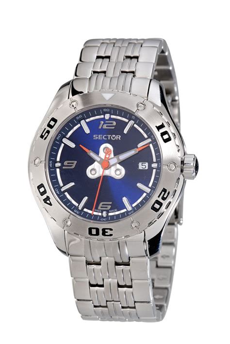Sector Men's R2653330035 330 Swiss Made 3-Hand Watch : Amazon.in: Fashion