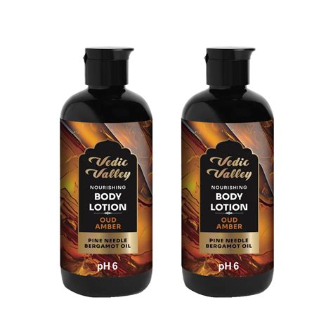 Oud Amber Body Lotion 300 ml (Pack of 2) – Vedic Valley