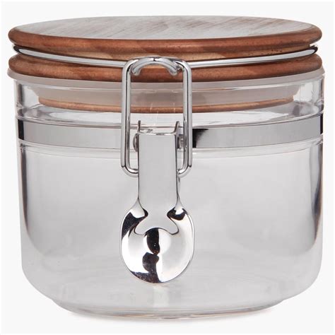 Buy Palestine Solid Jars - Acrylic/Wood -450ml -Canister 13.5 cm L x 13 ...