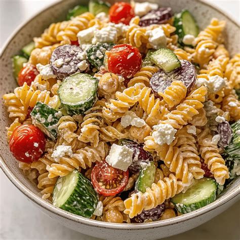 Ultimate High Protein Greek Pasta Salad for Delicious Nutrition