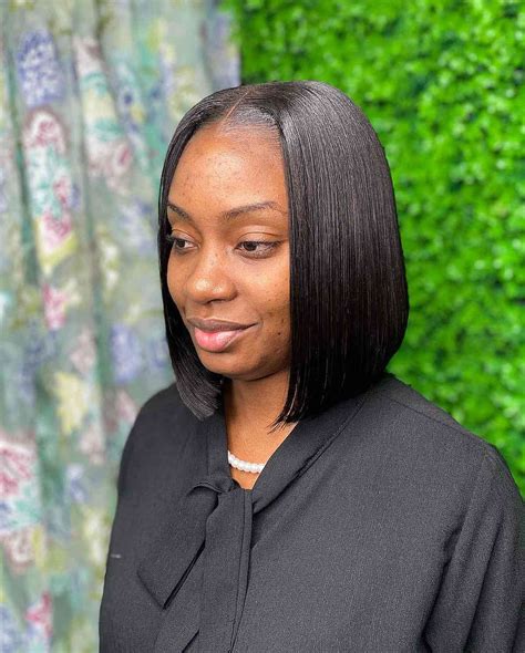 17 Drip Middle Part Bob Hairstyles, Weaves and Sew-Ins