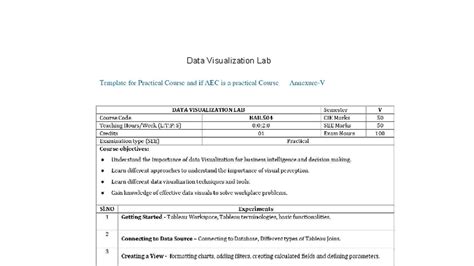 Data Visualization Lab: Tableau Basics and Functionality Guide - Studocu