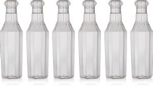 AVAIKSA Premium Aquastar Fridge Water Bottles Set Of 6 For Gym, Office ...