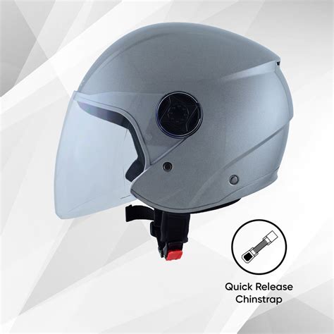 TVS iQube ISI Certified Open Face Helmet for Men & Women | Stylish, Li ...