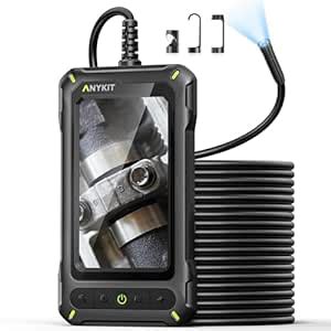 Anykit Borescope Inspection Camera With Light, 4.3" HD Screen ...