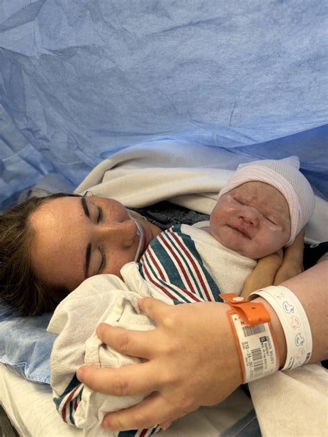 Introducing Oakley Marie to the world born yesterday weighing 7 pounds ...