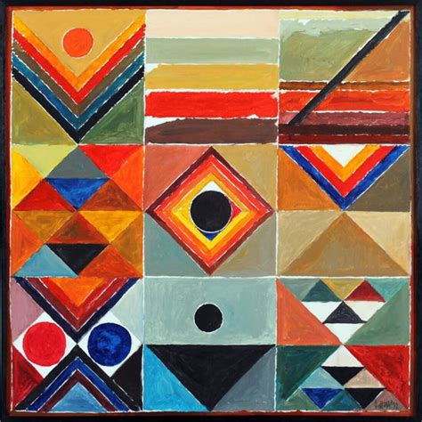 Relation - Sayed Haider Raza - Art Prints by Sayed Haider Raza | Buy ...