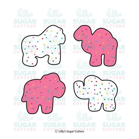 Frosted Animal Crackers Cookie Cutter Set - Etsy