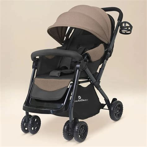 Mimi Move Baby Stroller shock absorption & safe ride - Brown