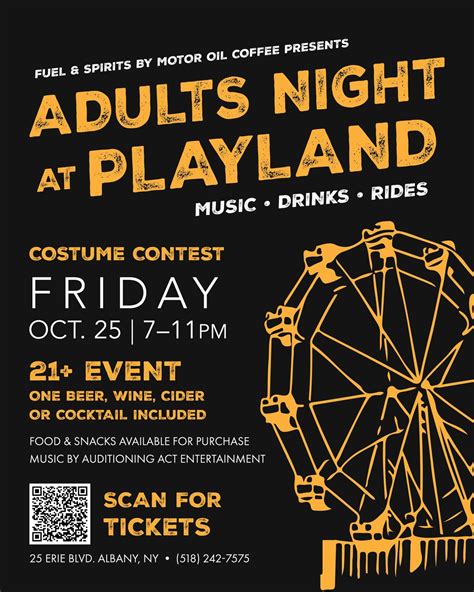 Adults Night at Playland: Spooky Edition, Huck Finn's Playland, Albany ...