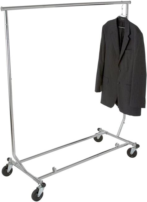 Econoco Collapsable Rolling Clothes Rack- Heavy Duty | Ubuy India