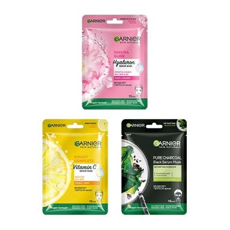 Garnier Face Sheet Mask - Face Sheet Mask Combo