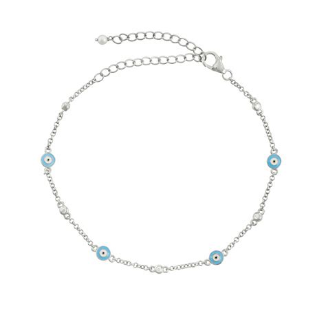 Zina Evil Eye Anklet – MINA Jaipur