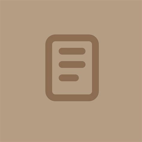 Notes icon brown | Ios app icon design, Iphone wallpaper vintage, App ...