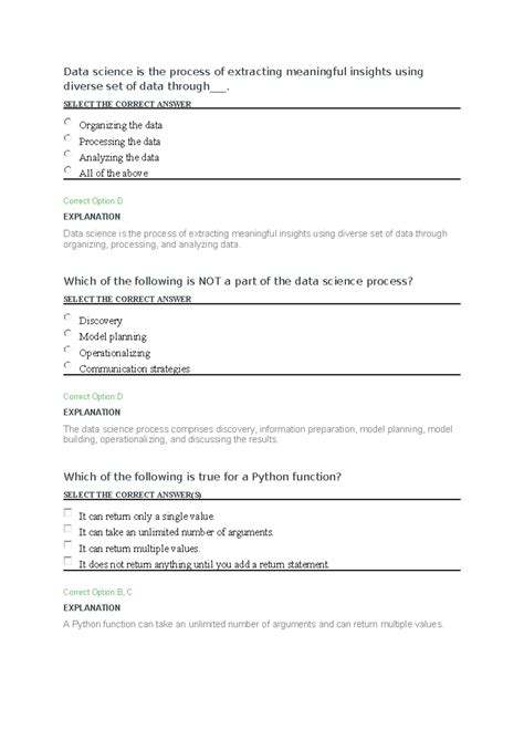 PGC AIML Applied Data Science with Python - Assessment Notes - Studocu