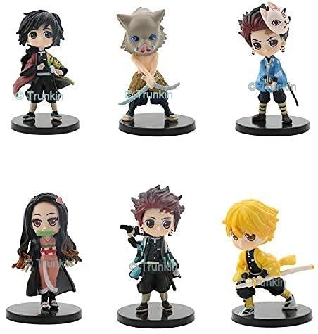 Trunkin 6-Piece Set Demon Slayer Nezuko Tanjirou Zenitsu Giyuu Inosuke ...