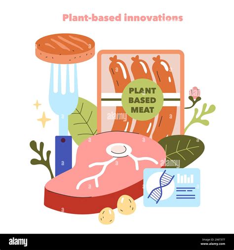 Emerging Ingredients concept. Innovation in plant-based meat ...