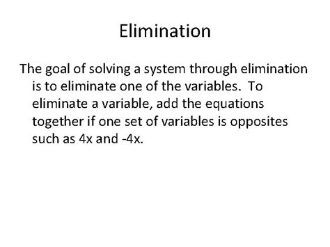Image result for Elimination Using Addition and Subtraction Two Negatives