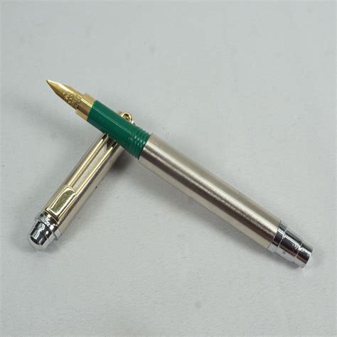 Oliver Silver Color Body With Gold Clip And Green Grip Eye Dropper ...